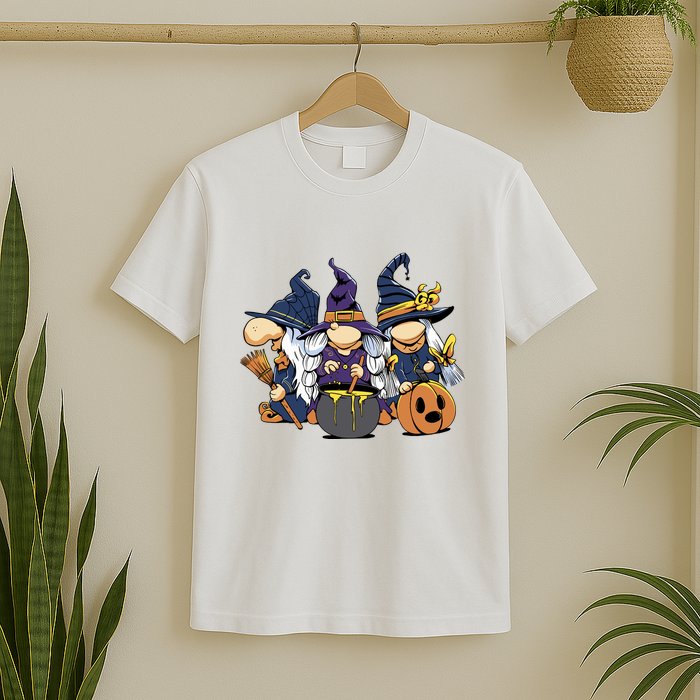 Halloween Witch Gnomes T-Shirt