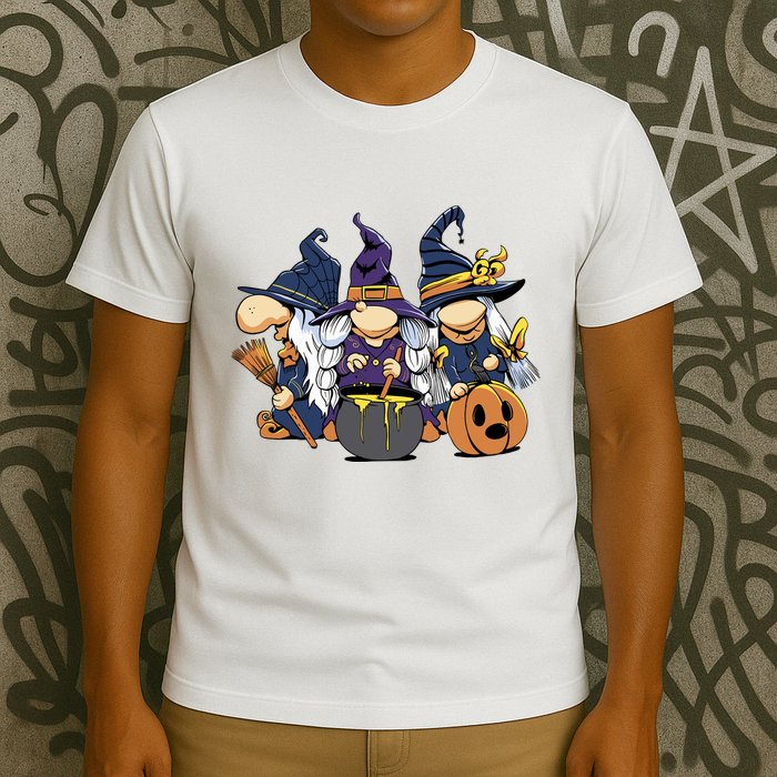 Halloween Witch Gnomes T-Shirt