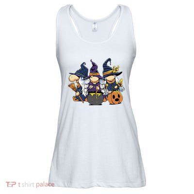 Halloween Witch Gnomes Ladies Essential Flowy Tank