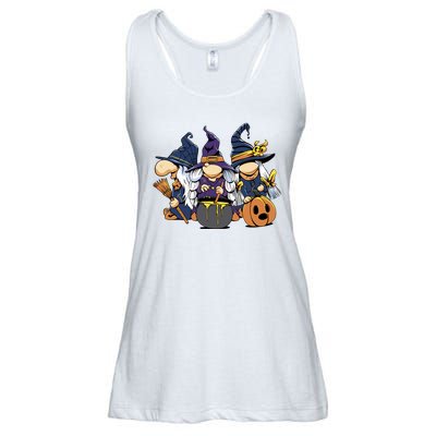 Halloween Witch Gnomes Ladies Essential Flowy Tank