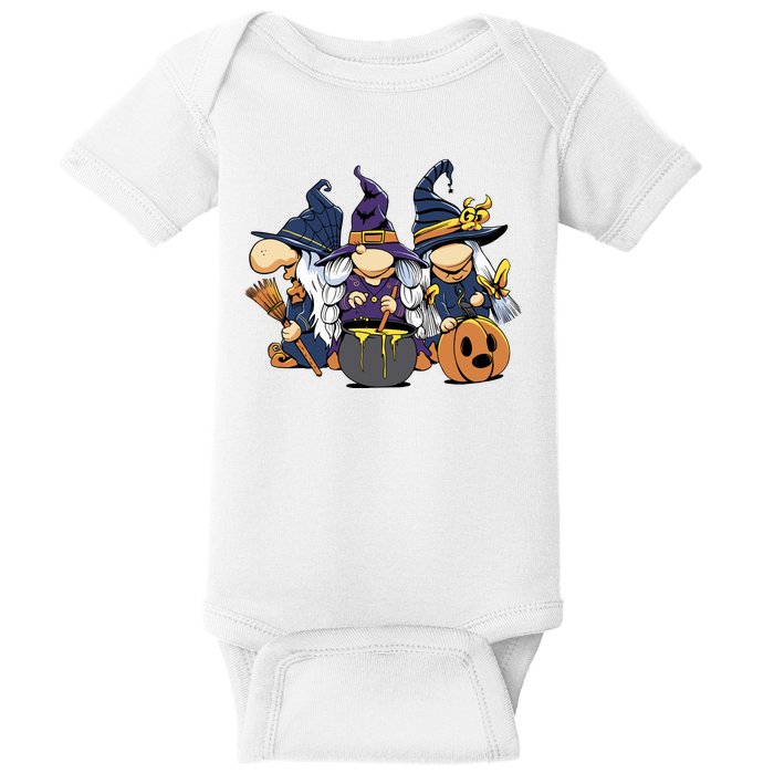 Halloween Witch Gnomes Baby Bodysuit