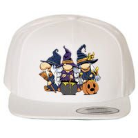 Halloween Witch Gnomes Wool Snapback Cap