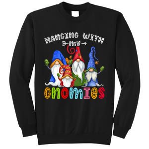 Hanging With Gnomies Gnome Merry Christmas Cute Gnomes Pajamas Sweatshirt