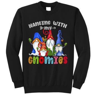 Hanging With Gnomies Gnome Merry Christmas Cute Gnomes Pajamas Sweatshirt