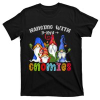 Hanging With Gnomies Gnome Merry Christmas Cute Gnomes Pajamas T-Shirt