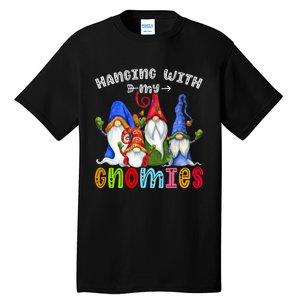 Hanging With Gnomies Gnome Merry Christmas Cute Gnomes Pajamas Tall T-Shirt