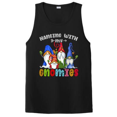 Hanging With Gnomies Gnome Merry Christmas Cute Gnomes Pajamas PosiCharge Competitor Tank