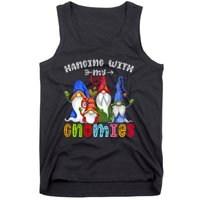 Hanging With Gnomies Gnome Merry Christmas Cute Gnomes Pajamas Tank Top