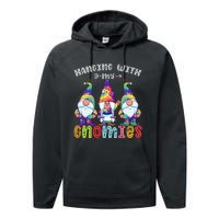 Hanging With Gnomies Gnome Merry Christmas Tie Dye Pajamas Performance Fleece Hoodie