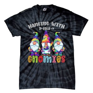 Hanging With Gnomies Gnome Merry Christmas Tie Dye Pajamas Tie-Dye T-Shirt