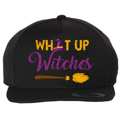 Halloween Witch Gift What Up Witches Gift Wool Snapback Cap