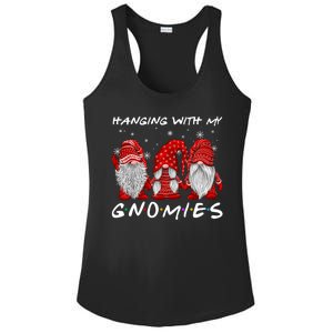 Hanging With Gnomies Christmas Gnomes Xmas Buffalo Plaid Red Ladies PosiCharge Competitor Racerback Tank