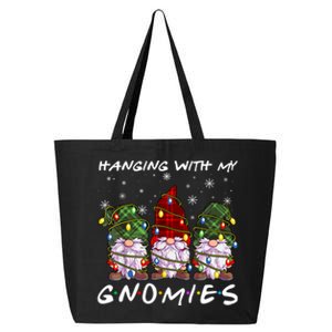 Hanging With Gnomies Christmas Gnomes Xmas Buffalo Plaid Red 25L Jumbo Tote