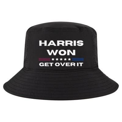Harris Won Get Over It Patriotic Kamala Harris Funny Cool Comfort Performance Bucket Hat