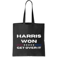 Harris Won Get Over It Patriotic Kamala Harris Funny Bag