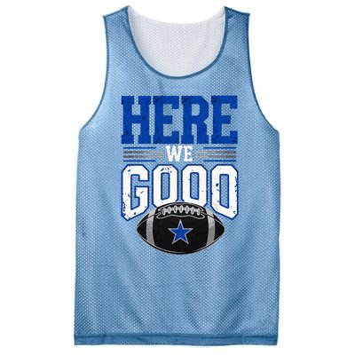 Here We Go Dallas Mesh Reversible Basketball Jersey Tank