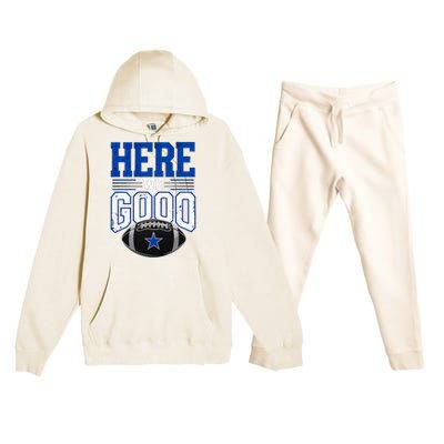 Here We Go Dallas Premium Hooded Sweatsuit Set