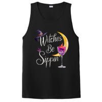 Halloween Wine Glass Witches Be Sippin Funny Drinking Wine PosiCharge Competitor Tank