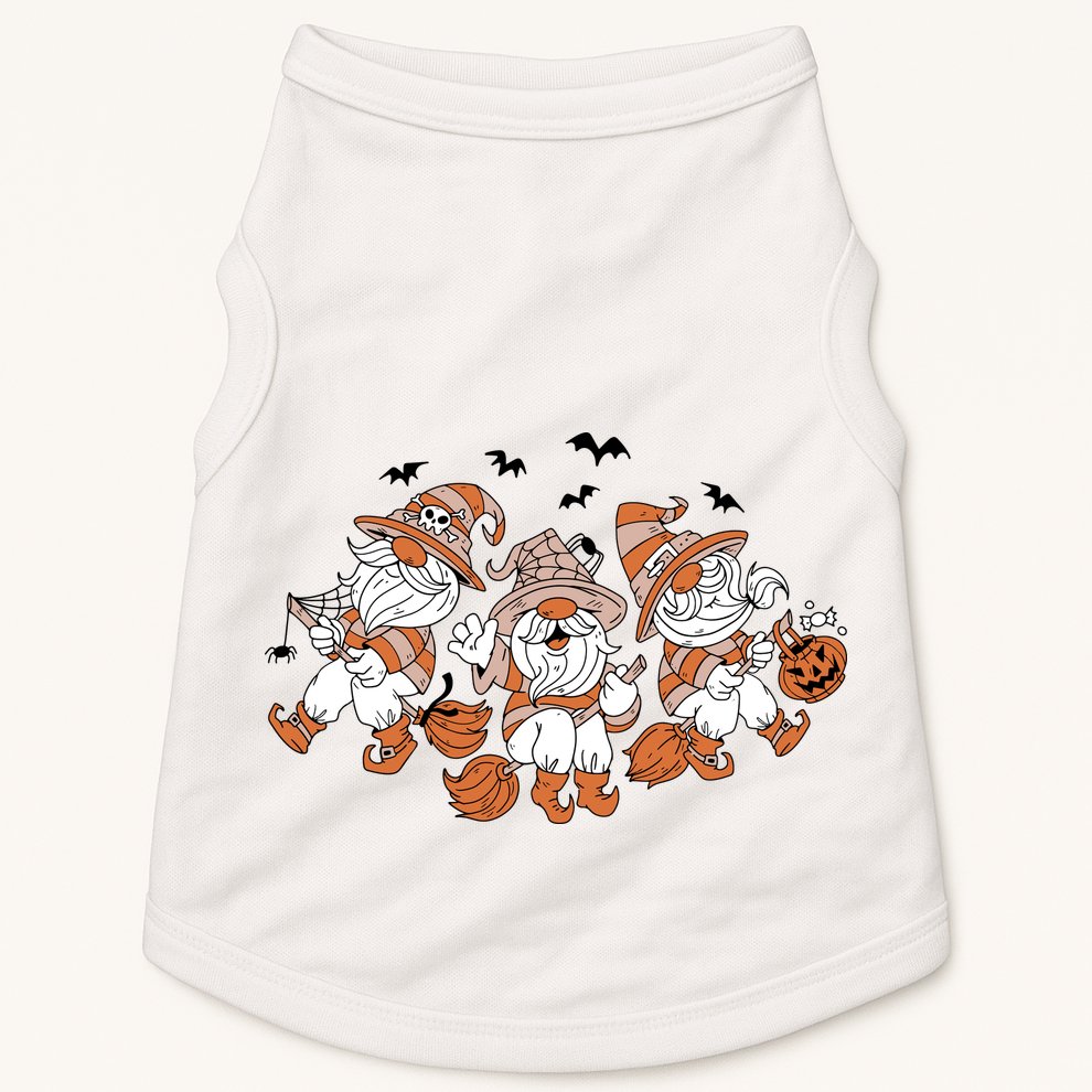 Halloween Witchy Gnomes Holiday Doggie Tank