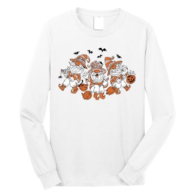 Halloween Witchy Gnomes Holiday Long Sleeve Shirt
