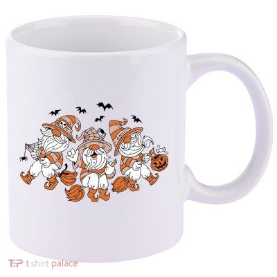 Halloween Witchy Gnomes Holiday 11oz C Handle Ceramic Mug