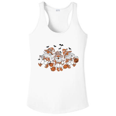Halloween Witchy Gnomes Holiday Ladies PosiCharge Competitor Racerback Tank
