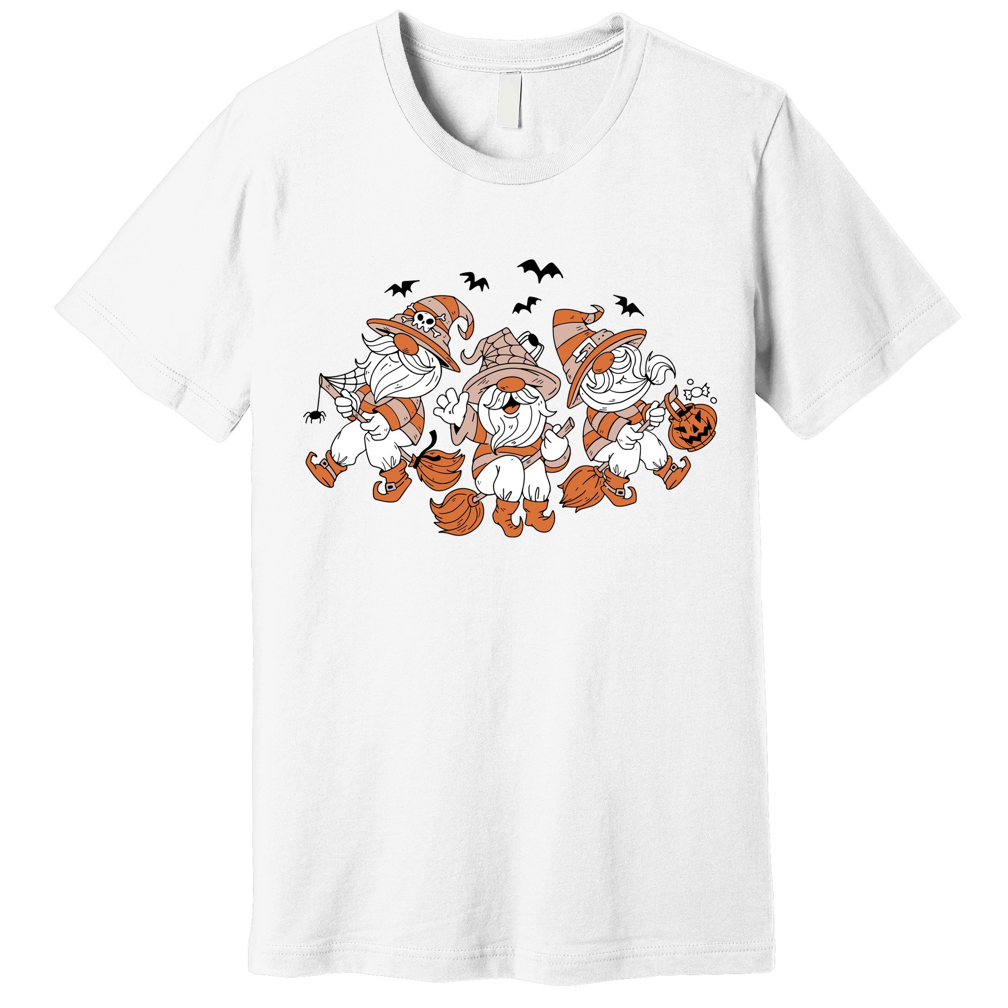Halloween Witchy Gnomes Holiday Premium T-Shirt