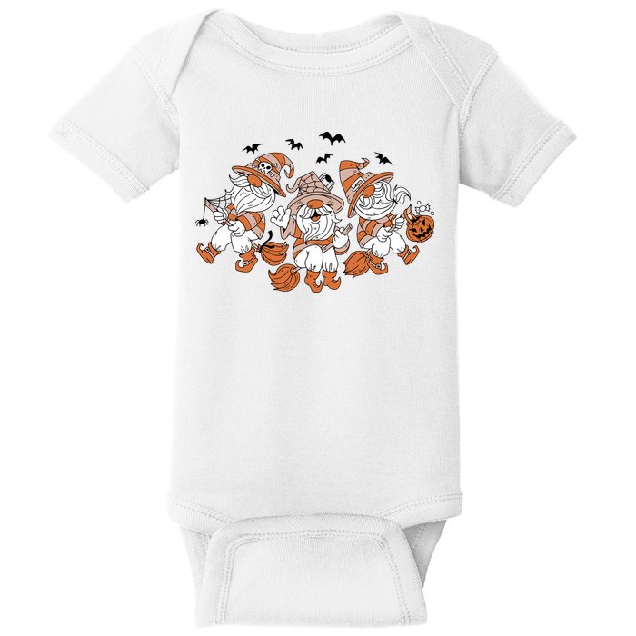 Halloween Witchy Gnomes Holiday Baby Bodysuit