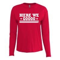 Here We Go Dallas Football Womens Cotton Relaxed Long Sleeve T-Shirt