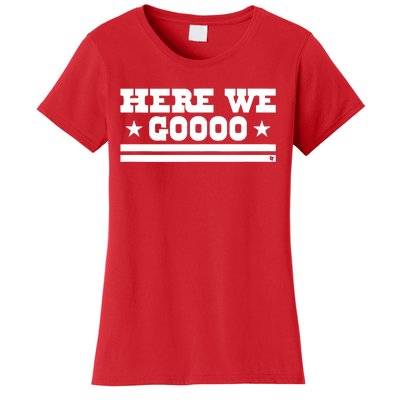 Here We Go Dallas Football Women's T-Shirt