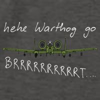 Hehe Warthog Go Brrrrrrrrt A 10 Thunderbolt Ii Military Jet Vector Backpack