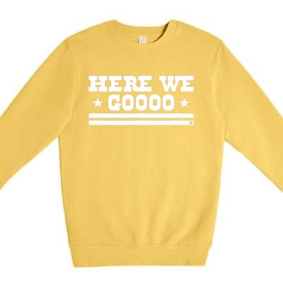 Here We Go Dallas Football Premium Crewneck Sweatshirt