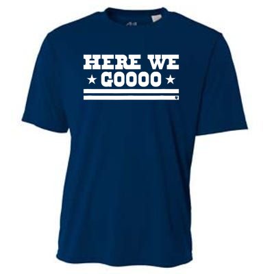 Here We Go Dallas Football Cooling Performance Crew T-Shirt