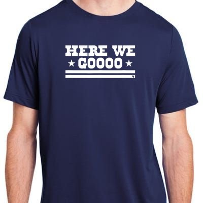 Here We Go Dallas Football Adult ChromaSoft Performance T-Shirt