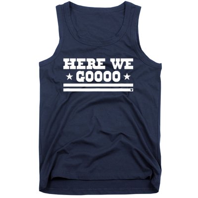 Here We Go Dallas Football Tank Top