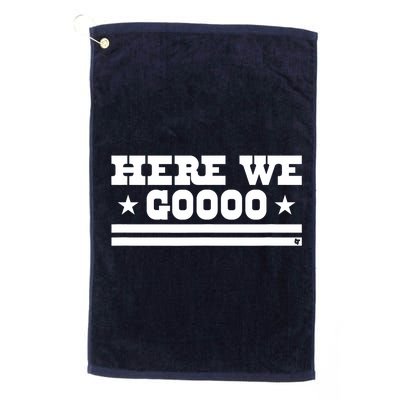 Here We Go Dallas Football Platinum Collection Golf Towel