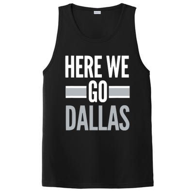 Here We Go Dallas Funny Dallas Here We Go PosiCharge Competitor Tank