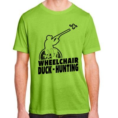 Hunter Wheelchair Geese Hunt Goose Duck Hunting Great Gift Adult ChromaSoft Performance T-Shirt