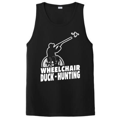 Hunter Wheelchair Geese Hunt Goose Duck Hunting Great Gift PosiCharge Competitor Tank