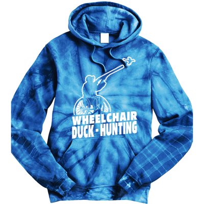 Hunter Wheelchair Geese Hunt Goose Duck Hunting Great Gift Tie Dye Hoodie