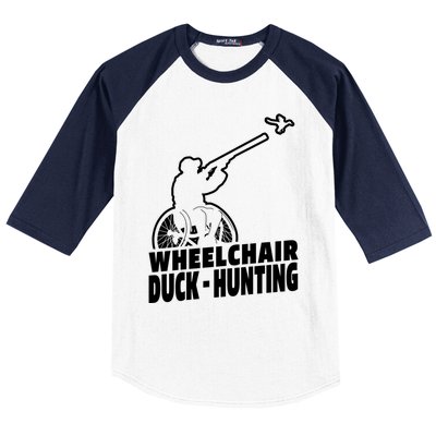 Hunter Wheelchair Geese Hunt Goose Duck Hunting Great Gift Baseball Sleeve Shirt