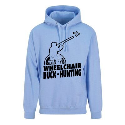 Hunter Wheelchair Geese Hunt Goose Duck Hunting Great Gift Unisex Surf Hoodie