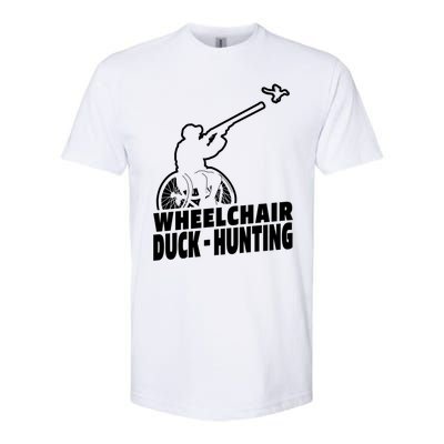 Hunter Wheelchair Geese Hunt Goose Duck Hunting Great Gift Softstyle CVC T-Shirt