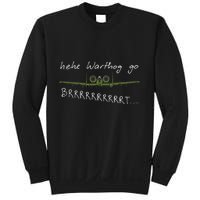 Hehe Warthog Go Brrrrrrrrt A 10 Thunderbolt Ii Military Jet Sweatshirt