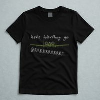 Hehe Warthog Go Brrrrrrrrt A 10 Thunderbolt Ii Military Jet T-Shirt