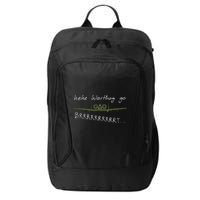Hehe Warthog Go Brrrrrrrrt A 10 Thunderbolt Ii Military Jet City Backpack