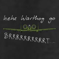 Hehe Warthog Go Brrrrrrrrt A 10 Thunderbolt Ii Military Jet 11oz C Handle Ceramic Mug