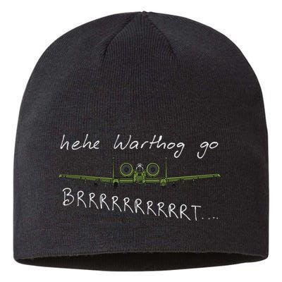 Hehe Warthog Go Brrrrrrrrt A 10 Thunderbolt Ii Military Jet Sustainable Beanie