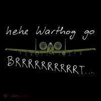 Hehe Warthog Go Brrrrrrrrt A 10 Thunderbolt Ii Military Jet Cooling Performance Long Sleeve Crew