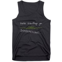 Hehe Warthog Go Brrrrrrrrt A 10 Thunderbolt Ii Military Jet Tank Top